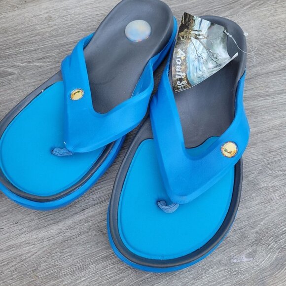 Slide Flip Flop Thong Flat Sandals Men's Sz 11 - Picture 2 of 12